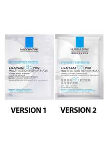 LA ROCHE-POSAY CICAPLAST B5 PRO MULTI-ACTION REPAIR MASK 10PCS/BOX / An Effective Repairing Moisturizing Mask That Soothes And Restores Various Skin Discomforts, Such As Dryness-Induced Redness, Sensitivity, Roughness, And Is Suitable For Use After Special Beauty Treatments.