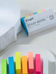 800pcs/Box Note Pads, Index Tabs, Reading Markers, Highlighters, Self-Adhesive Page Flags, Index Stickers, Waterproof Sticky Notes,School Supplies,Back To School