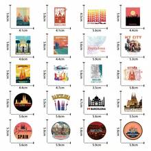 55 Stücke Barcelona Aufkleber, Reiseaufkleber, Länderaufkleber, Barcelona Geschenke, Barcelona Merchandise, Graffiti-Aufkleber, Massenaufkleber, wasserfeste Aufkleber für Skateboard, Gepäck, Laptops, Stoßstangen, Themenparty-Zubehör