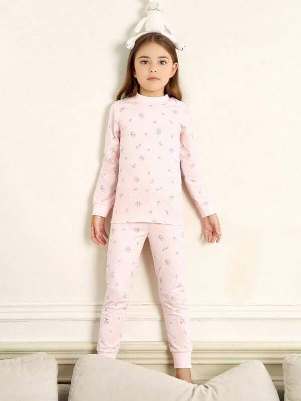 Annil Kinderkleidung, Mädchen, Jungen, Kinder mittlerer und großer Größe, Oberbekleidung und Hosen Sets mit halblangem Kragen, Basis Schichten für warme Kleidung, Herbst