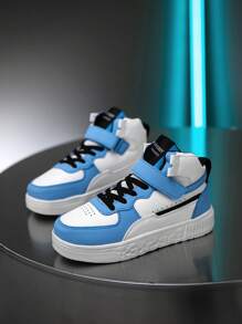 1 Paio di scarpe sportive alte per bambini, scarpe da skate nuove e migliorate, scarpe sportive casual, scarpe da corsa, versatili, alla moda e traspiranti, per ragazzi e ragazze