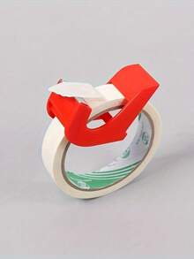 1 件装新款迷你便携式胶带切割器，小巧便捷的胶带分配器，手动切割，手拉式设计胶带切割器，便携式 - 彩色 - 查看 4