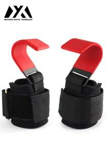 MEIYIXING MEIYIXING Weight Lifting Hook Grips With Wrist Wraps Hand-Bar Wrist Strap Gym Fitness Hook Weight Strap Pull-Ups Power Lifting Gloves