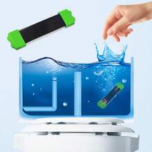 8件磁性马桶清洁剂，绿色免提马桶清洁工具，塑料制成，自动清洁马桶和水箱表面，马桶护理清洁刷，清洁工具配件，适用于浴室/卫生间/厨房使用