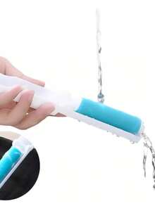 Kit 2 peças Mini Rolo Tira Pelos lavavél Reutilizável Portátil