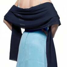 Elegant Women Shawls Wraps For Evening Dresses Bridal Bridesmaid Wedding Shawl Solid Color Party Capes Decoration Scarf