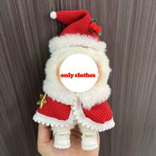 [Clothes & Backpack Only] 17cm Labubu Doll Clothes, 17cm LBB Clothes Blind Box Figurine Dress Up Outfit Set, Cute Replacement Accessories For Labubu
