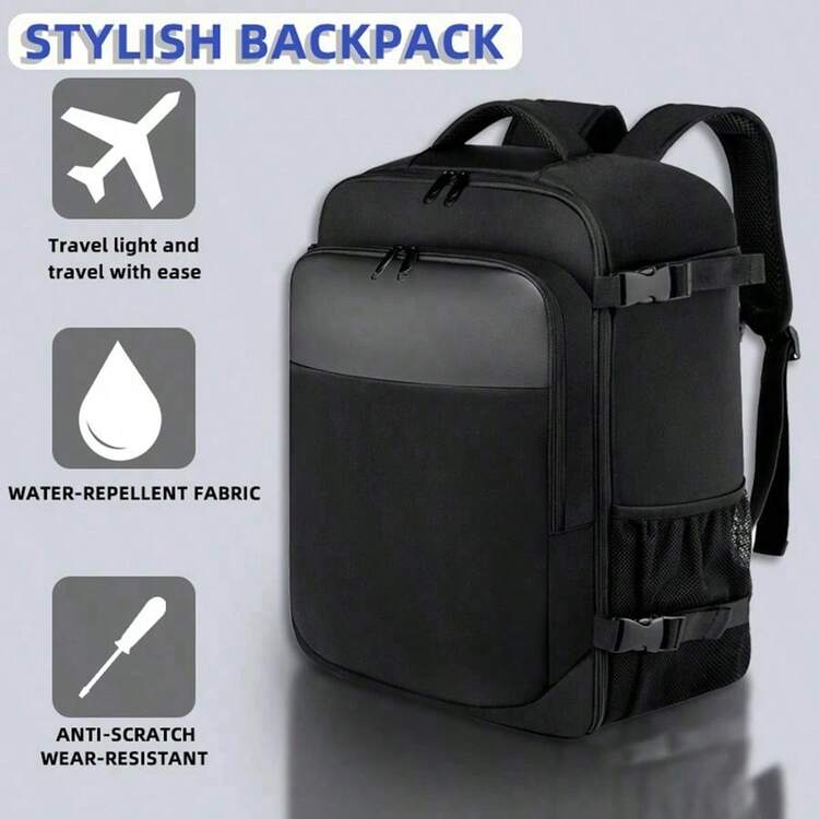 Zaino Da Viaggio 40x20x25 Cm Per Ryanair - Bagaglio A Mano Con Porta USB, Impermeabile, 20L