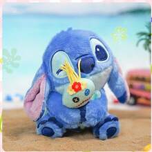 Official Stitch Plush Toy - Cute Stuffed Animal Keychain & Bag Charm | Authentic Plush Doll Key Ring For Backpacks, Keys & Gifts - Multicolor - View 1