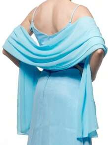 Elegant Women Shawls Wraps For Evening Dresses Bridal Bridesmaid Wedding Shawl Solid Color Party Capes Decoration Scarf