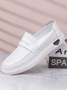 Men's New Loafers, Slip-On Casual Leather Shoes For Daily Commute, Fashionable And Versatile - 727 - View 1
