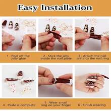 20PCS Nail Rings,  Kalolary Adjustable Nail Rings Reusable Detachable Women Gift Ring Set With Adhesive Nail Tabs For Acrylic Nail Art Decoration - Gold - Gold - View 6