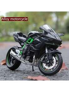 2025 New Arrival - Alloy Motorcycle - Kawasaki HR2 - Upgraded & Reinforced - Motorcycle Toy - Toy Car - Boys' Toy - Same Style - Halloween Gift - Christmas Gift - Holiday Gift - Birthday Gift - Perfect Gift - Toy - Multicolor - View 5