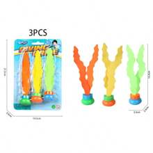 Juguetes para bucear y sumergirse en la piscina infantil - Algas marinas, medusas, aros de peces, varillas de buceo, recolección bajo el agua, entrenamiento de retención de la respiración