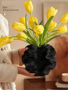 Dekoracja wazonu koralowego, luksusowe dekoracyjne wazony z trawy pampasowej, nowoczesne wazony na kwiaty na stół lub do domu, stół w salonie, biuro i wazon weselny, wazon na pączki odpowiedni do wystroju domu, wystroju sypialni, biura i studentów, prezent świąteczny, zima, dekoracje świąteczne, przechowywanie, wystrój ślubny, wystrój domu, organizer na biżuterię, dekoracje imprezowe - Wielokolorowe - Zobacz 3