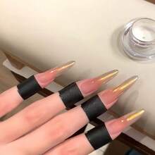 沙云日落橙色极光闪光粉 - 带有金色和蓝色色调的多色闪光，细颗粒和粗颗粒适用于美甲、音乐节化妆、DIY 美甲 - 女士指甲装饰、指甲闪光、节日美容交流