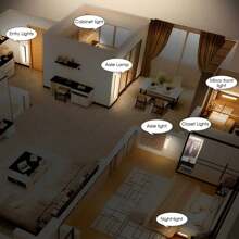 Intelligent LED Lights Human Body Induction Lamp, Home Decor Ultra-Thin Cat's Eye Hill Light Strip, Rechargeable Self-Adhesive Wardrobe Wine Cabinet Light Strip,10CM/150mAh,20CM/150mAh,30CM/200mAh,50CM/350mAh Sensor Light Closet Light