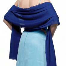 Elegant Women Shawls Wraps For Evening Dresses Bridal Bridesmaid Wedding Shawl Solid Color Party Capes Decoration Scarf