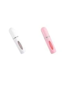 1/3 pièces Bouteille de parfum réutilisable en plastique de 5 ml avec vaporisateur, bouteille de parfum rechargeables, vaporisateur à fine brume portable, atomiseur de parfum rechargeables, flacon de voyage pour parfum, accessoires pour le fitness, le camping, les voyages, les croisières, les fournitures scolaires, parfums pour femmes et hommes