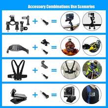 50 Pcs For Gopro Hero 13 12 10 11 12 9 Accessory Kit Bundle Chest Head Mount - màu đen - Xem 8