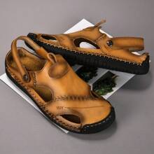 2-in-1 Herren Sommer Sandalen, Outdoor Lässig rutschfeste weiche Sohle Strandpantoffeln