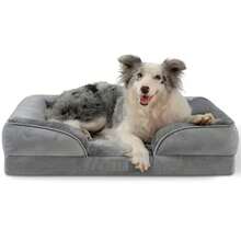 Pet Sofa Bed, Thick Pillow Edge, Bone Shaped Pillow, Anti Slip Bottom, Suitable For Large, Medium And Small Dogs, Universal In All Seasons - Dark Grey - View 3