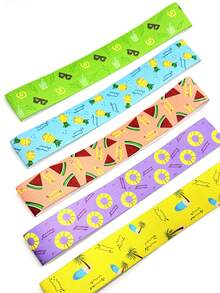 Set de 2/5 piezas de correas elásticas, adecuadas para sillas de playa, fijación de toallas de playa, material elástico de poliéster y látex, correa para silla de playa, clip anti-viento para toalla de playa, accesorios para sillas de playa y piscina, también aplicable para maletas, carpas, esterillas, mochilas, equipaje de viaje, edredones, esterillas de yoga, cinturillas, cinturones reductores, elementos esenciales para la playa - Multicolor - Ver 5