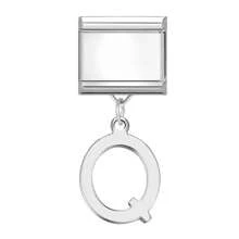 1 Stück Buchstaben Elemente DIY kreatives Accessoire Schmuck, modisches Anhänger Design personalisierbar DIY Armband Halskette Ring Fußkettchen, vielseitig, filigran, süß, modulares Armband