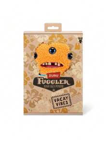 Spin Master 度假系列 - 生化危机怪兽（橙色）| 度假毛绒玩具系列 - 可爱沙滩怪兽毛绒玩偶，逼真牙齿，复古泳装，极具收藏价值（4岁以上） - FUGGLER之度假系列-生化怪(橘色) - 查看 3