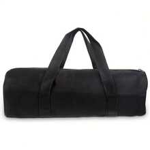 大容量宽口拉链工具袋，重型工具手提袋，电工和机械师工具整理袋，用于存放扳手和工具，黑色 - 黑色 - 查看 1