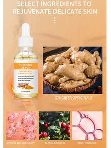 1 Chai 30ml Tinh chất trị tàn nhang, serum dưỡng da mặt, làm mờ vết nám, làm sáng da, chống oxy hóa, làm dịu da, chứa 10% Niacinamide (Cũng có sẵn: Tinh chất nghệ và tẩy tế bào chết) - nghệ - Xem 11