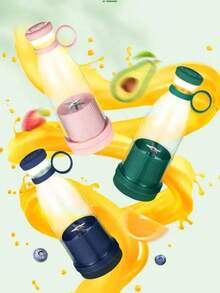 New Juicer Portable Juice Cup Home Student Dormitory 380ml Blender Electric Milkshake It Can Also Be Used As A Blender For Making Smoothies And Can Be Used 8-15 Times On A Single Charge