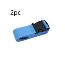 2pcs/1pc Adjustable Anti-Theft Luggage Strap With Quick Release Buckle, Bright Travel Packaging Strap For Suitcases, Upright Boxes, Double-Layered Bags, Durable Polyester, Easy To Clean, Hand Wash/Machine Wash, Stylish Streetwear Design Bag For School School Accessories School Stuff