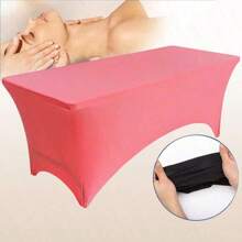 1 pièce Drap-housse de table de massage de salon de 6 pieds, extensible, pour extension de cils, pour table de massage de lit de beauté de salon
