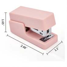 Mini Stapler, 20 Sheet Office Desktop Stapler With 640 Standard Staples And A Staple Remover, Pink…