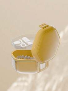 Estuche portátil 2 en 1 para almacenamiento de dentaduras postizas y aparatos de ortodoncia invisibles, recipiente de limpieza multifuncional para retenedores, caja hermética de 3 capas con canasta para el cuidado oral profesional de retenedores, alineadores y protección de dentaduras