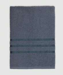 Europa Enxuta 4-Piece Towel Set 100% Cotton - Large Thick - 灰色和翠綠色 - 查看 3