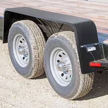 Huisuilinss Tandem Axle Trailer 10-1/4" X 72-7/8" X 13" Fit 13"-15" Tires Car Hauler Trailer,Cargo Trailer,Utility Trailer,Landscape Trailer Heavy Duty Plate Steel Fenders Tread Plate (2 PCs) - Detachable - View 5