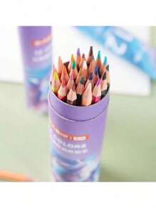 12/24/36/48 Pack Colored Pencils Set, Wooden Oil-Based Drawing Pens For Painting, Sketching, Coloring, Art Supplies Gift For Beginners, Back To School