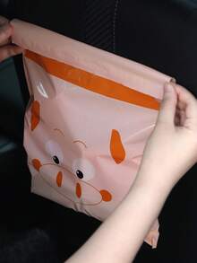 8 pièces Ensemble de sacs à ordures de voiture améliorés, sacs à ordures jetables faciles à coller, sacs à vomi imperméables et anti-fuite, sacs de nettoyage auto-adhésifs, solution de rangement de cuisine, convient pour la voiture, la chambre, la salle de bain, le bureau, la salle d'étude, accessoire de voyage essentiel, pack de 15, parfait pour les voyages sur la route en automne et en hiver, cadeau de vacances, mots-clés à forte conversion, garde les espaces propres, pratique pour un usage quotidien, accessoire de voiture indispensable