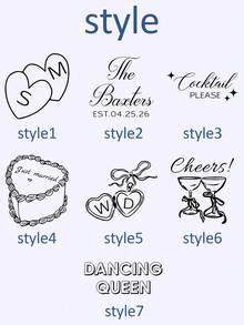 Ideal Gift For, Customized, For, Stickers, Personalized Gift, Temporary Tattoo, Custom Tattoo From Photo - Multicolor - View 3