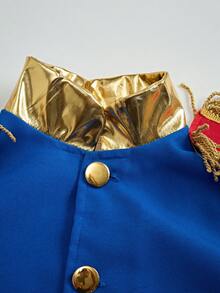 3pcs Prince Costume Set, Suitable For Boys To Wear For School Book Week, Pantomime Performance, And Book Character Day - Blue and White - View 5