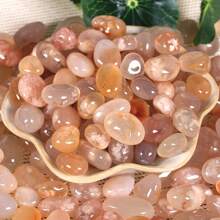 150g Natural Cherry Blossom Agate Pebbles, Suitable For Fish Tank Decor, Home Decor, Succulent Planter, Garden Landscape Decor, Aquarium Gravel, Plant Decorations
