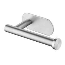 Suporte para Papel Higiênico Inox com Fixação Adesiva – Design Moderno
