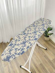 1pc Heat-Resistant Reflective Ironing Board Cover, Replacement Ironing Pad Cover, Elastic Edge Ironing Board Cover, Suitable For Standard Ironing Board, Stain-Resistant, Drawstring Edge Anti-Scald Ironing Board Cloth Cover (Ironing Board Not Included) - Blue - View 12