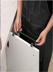 منشفة قابل للتمدد من الفولاذ المقاوم للصدأ 23 سم (9.06 بوصة) / 36 (14.17 بوصة)، حامل منشفة للباب في الحمام والمطبخ، منشفة من الفولاذ المقاوم للصدأ المصقول بطول 14 بوصة مع خطافات، حامل منشفة موفر للمساحة