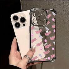 Funda de Teléfono de Muñeca de Dibujos Animados Linda, Adecuada para 16 15 14 13 12 11 Pro X XR XSMAX 8 Plus, Cubierta Trasera Transparente Suave a Prueba de Golpes - Colores mixtos - Ver 5