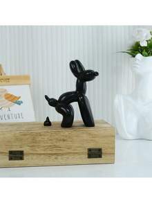 1pc Nordic Creative Balloon Dog Poop Resin Home Porch Living Room Decoration Office Desktop Exquisite Poop Dog Home Decoration Ornaments - Multicolor - View 12