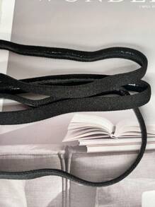 4 pezzi Fasce elastiche sportive - Design antiscivolo spesso, unisex, fasce sportive elastiche per yoga, fasce per capelli da corsa e fitness, lacci per capelli regolabili