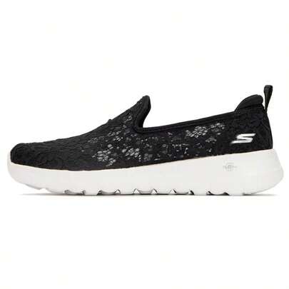 Skechers Women's Casual Shoes GO WALK JOY Lightweight Slip-On Walking Shoes Outdoor Sports Daily Commute Comfortable Lightweight Athletic Casual Shoes 896020-BKW